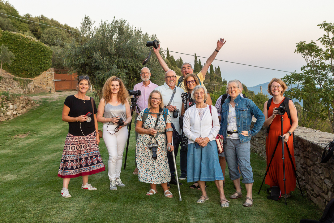 photography workshop in tuscany - group of photographers